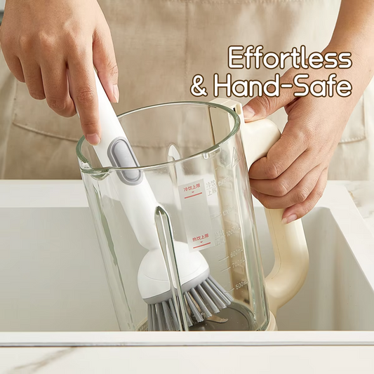 Premium Dish Scrubbing Brush with Refillable Soap Reservoir